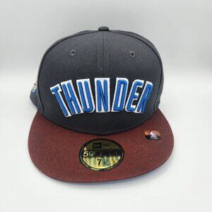 Oklahoma City Thunder New Era 59FIFTY Two Tone Fitted 7 1/4 Hat NWT
